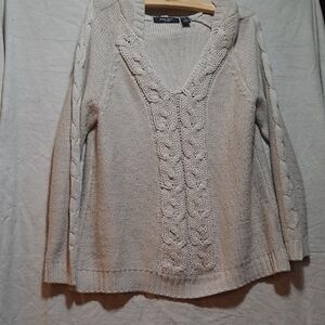 Nine West Women's Cream Sweater